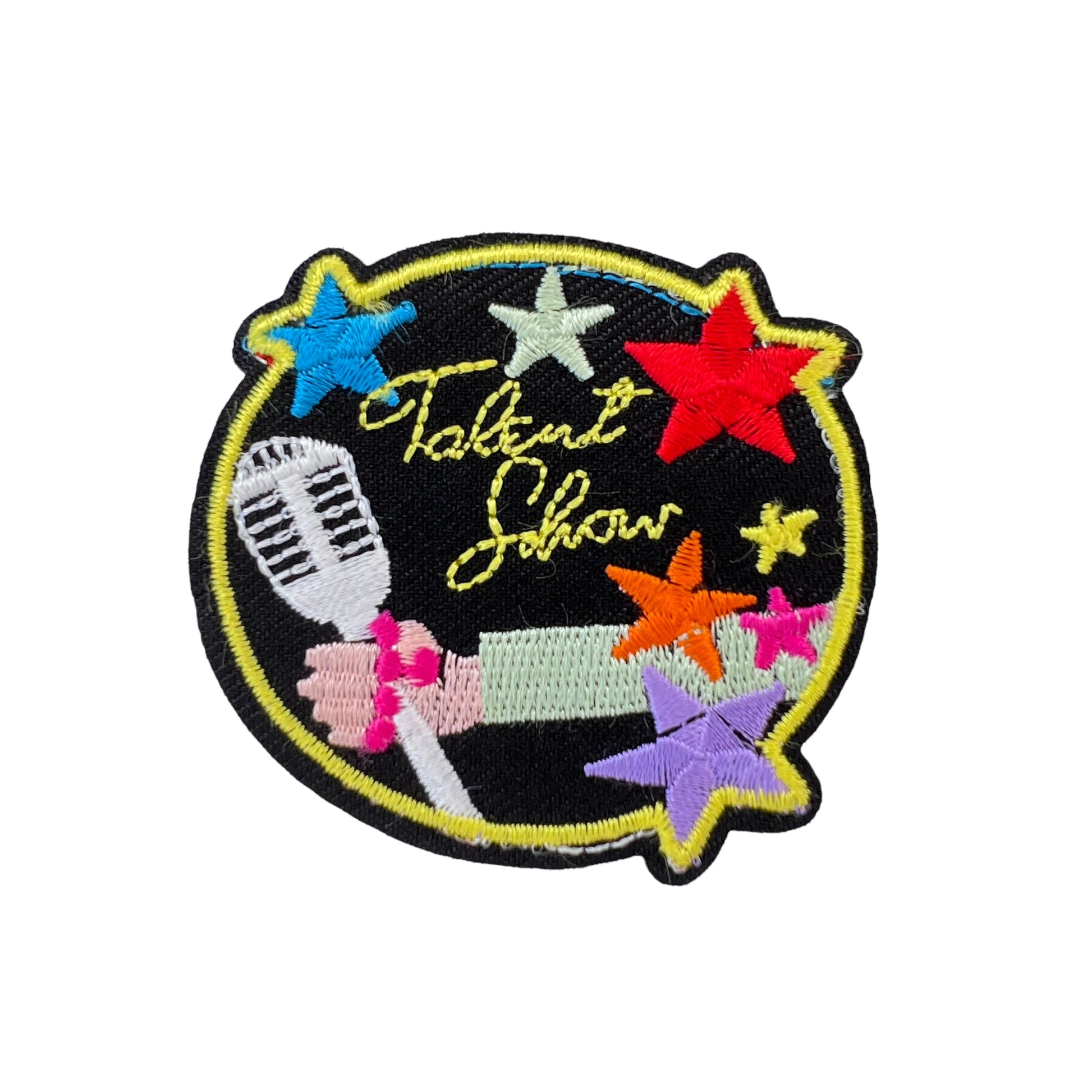 P0029-talent-show-met-microfoon-en-sterren-patch