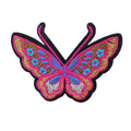 P0115-bruine-met-roze-vlinder-patch