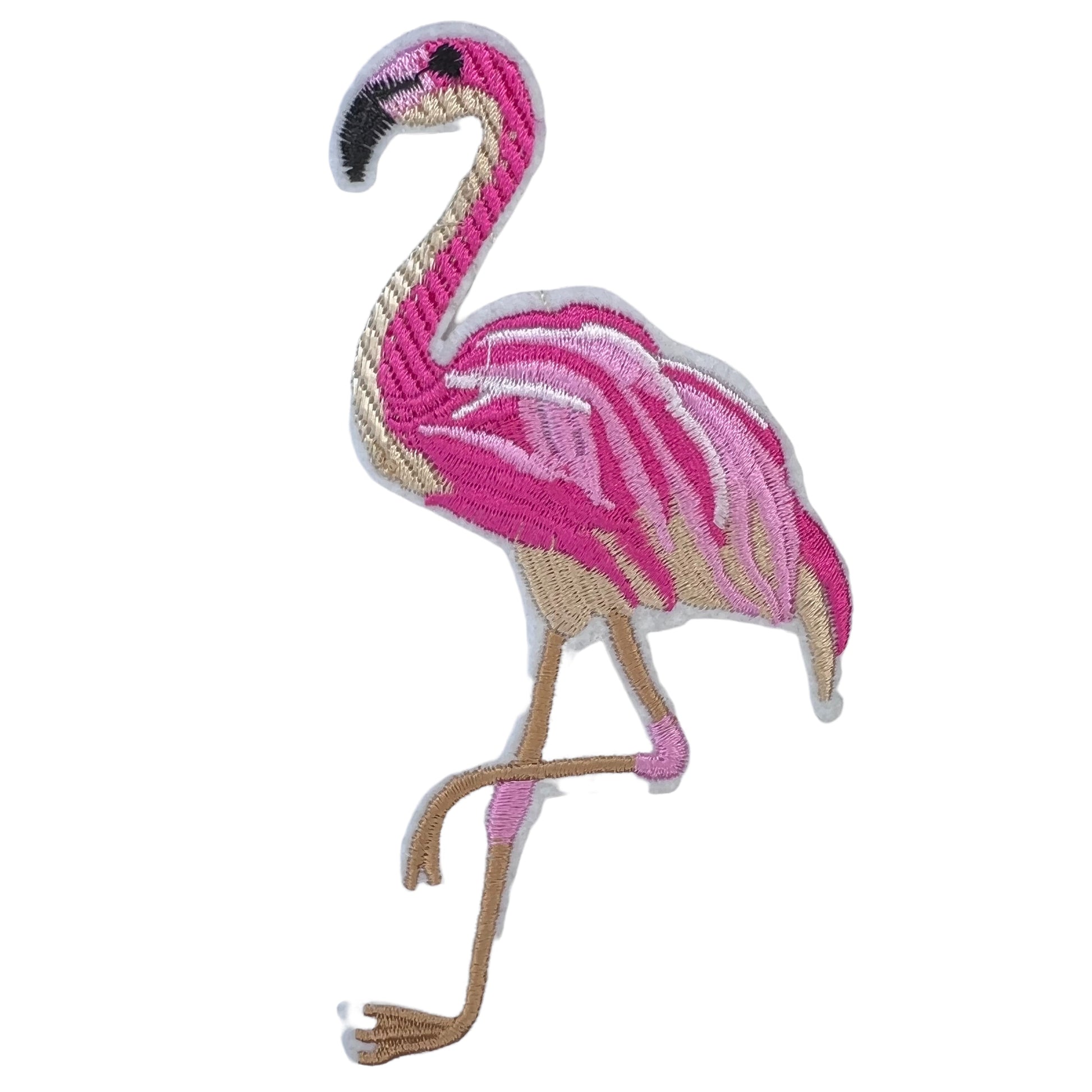 P0143-roze-flamingo-met-bruine-accenten-patch