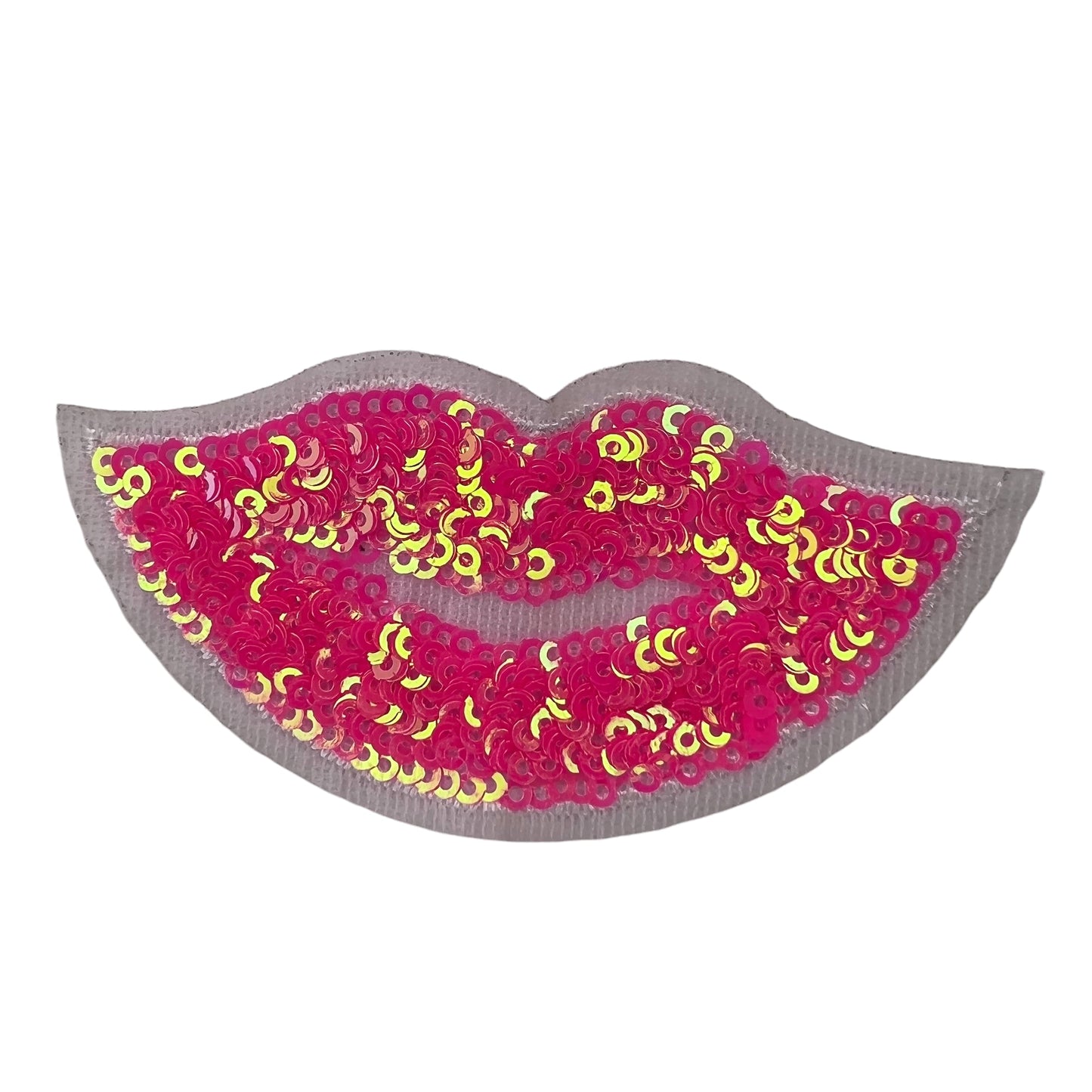 P0441-roze-paillette-mond-patch