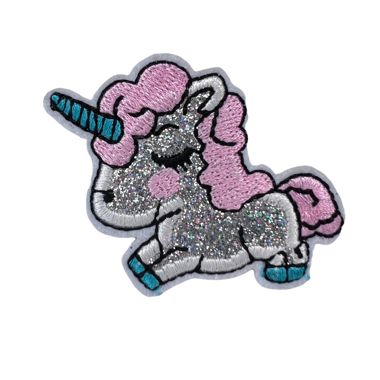 P0491-glitter-eenhoorn-met-roze-manen-patch