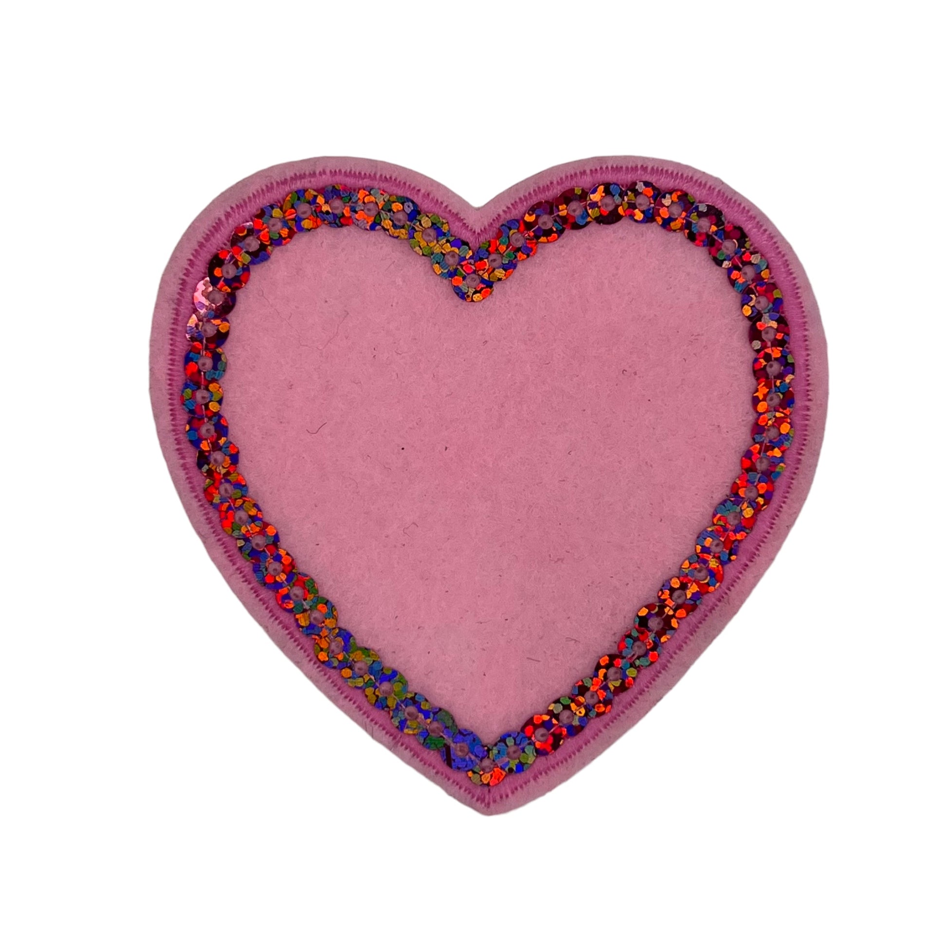 P0568-roze-vilten-hart-met-paillette-rand-patch