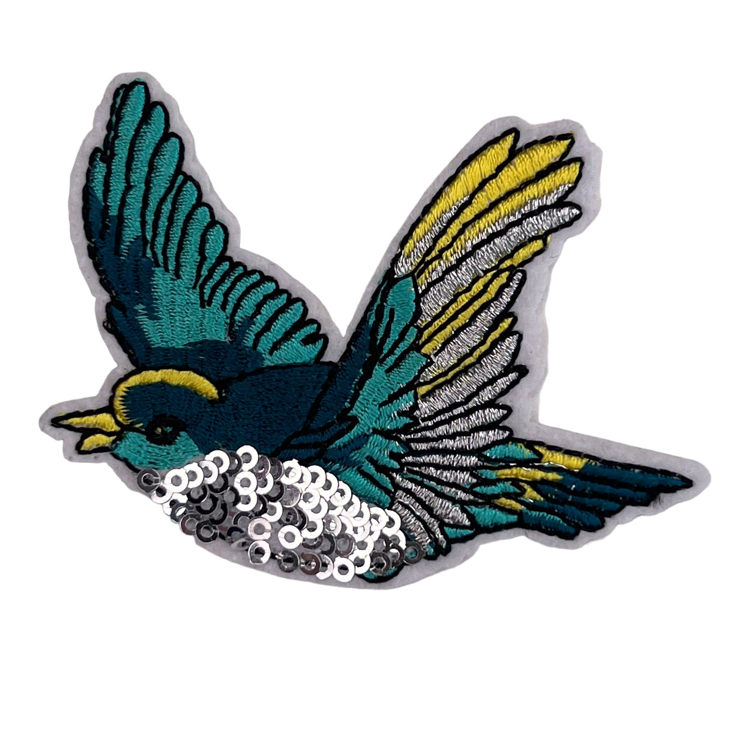 P0620-vliegende-vogel-met-pailletten-buik-patch