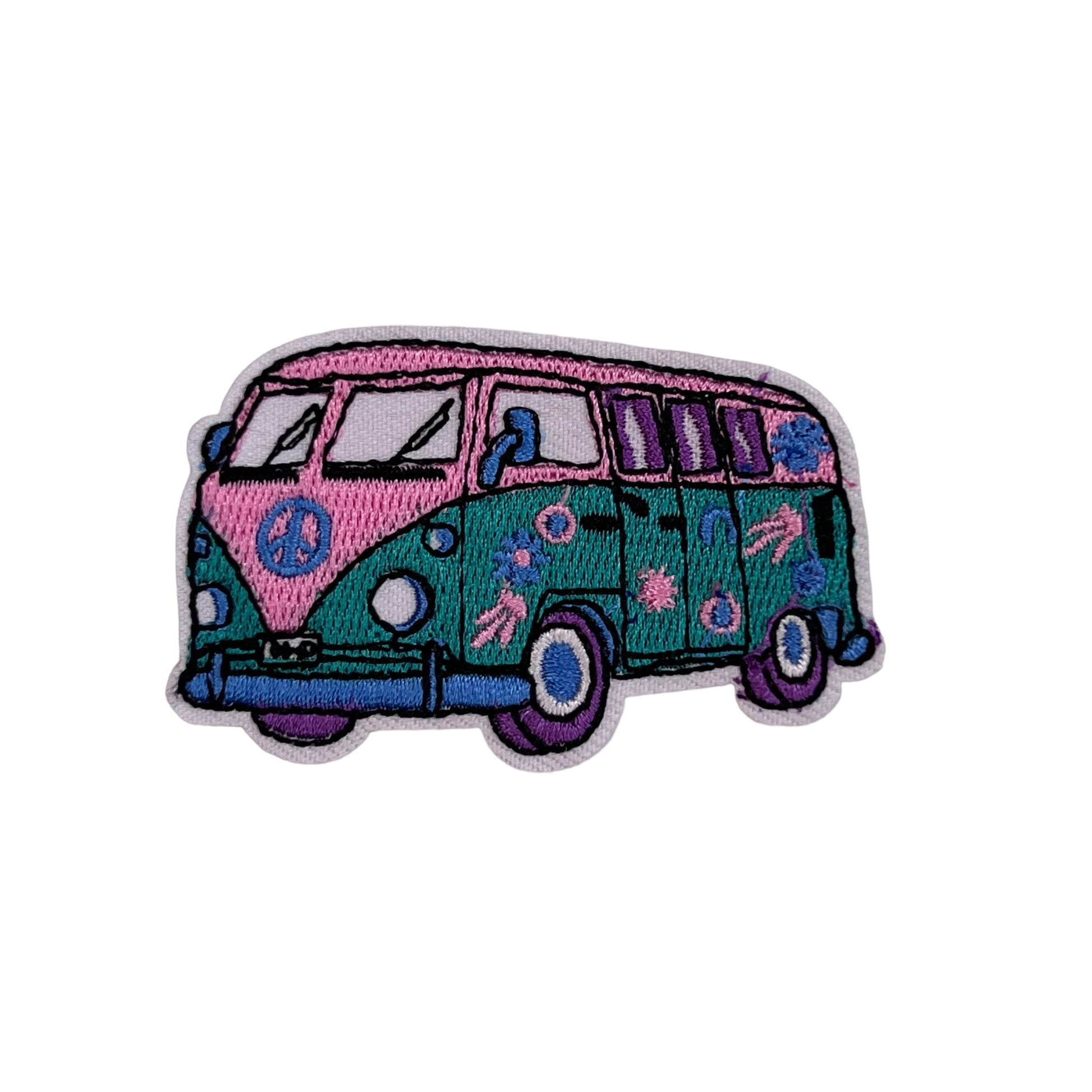 P0631-roze-met-groene-hippie-bus-patch