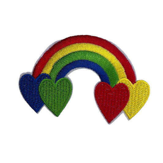 P0694-gekleurde-regenboog-met-hartjes-patch