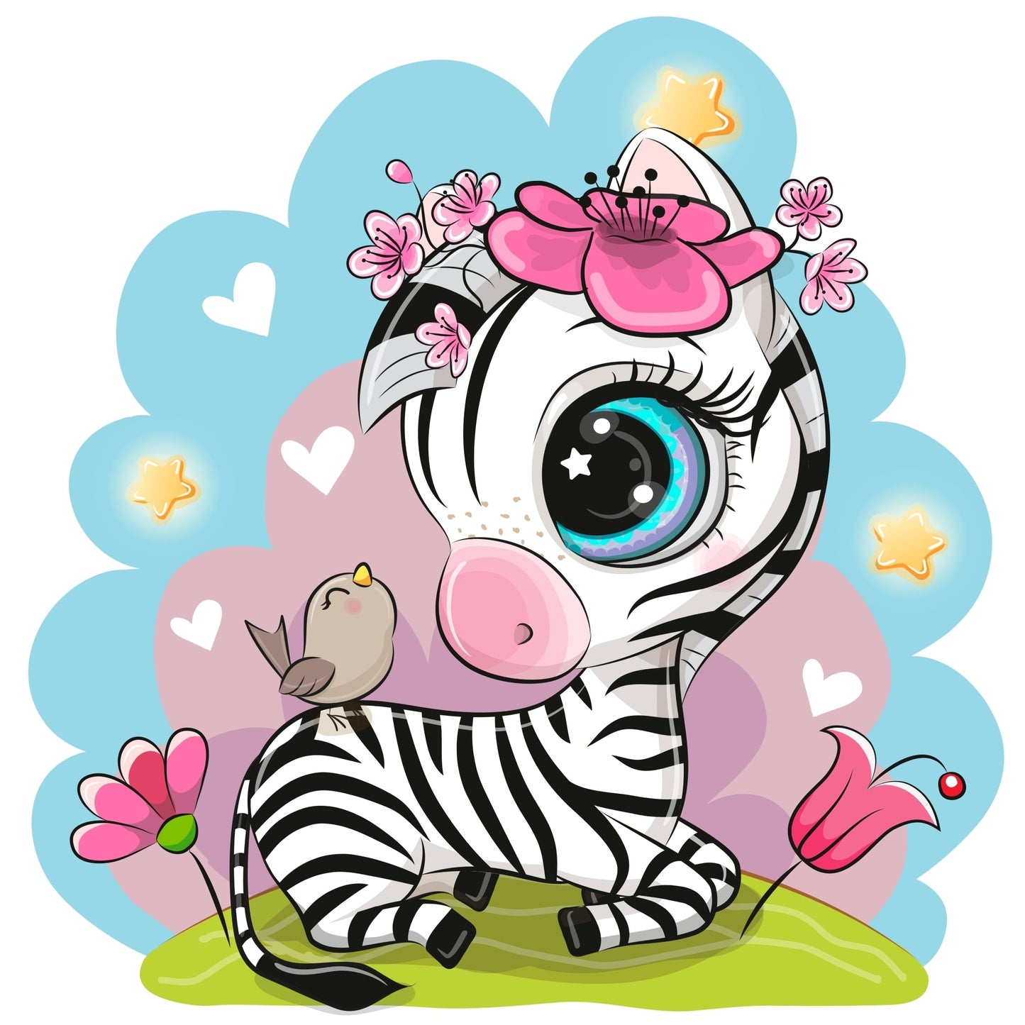 S18-zebra-met-bloemetjes-applicatie