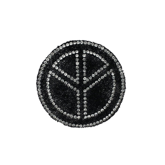 SP0001-zwart-zilveren-peace-teken-strass-patch